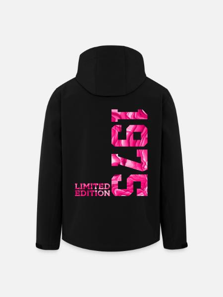 51. GEBURTSTAG PINK LIMITED EDITION 1975 - Recycelte Männer Softshell-Jacke von Stanley/Stella - Schwarz