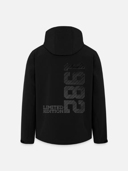 44TH BIRTHDAY LIMITED EDITION 1982 - Men’s Recycled Softshell Jacket by Stanley/Stella - black