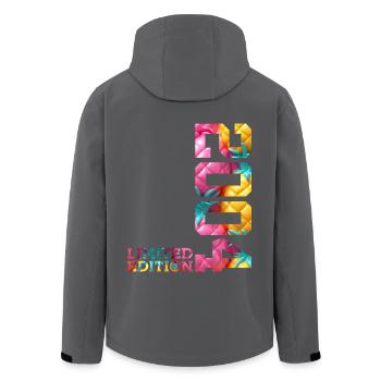 22ND BIRTHDAY LIMITED EDITION 2004 - Men’s Recycled Softshell Jacket by Stanley/Stella - black - Back - AI Model Male 185 light (185cm)