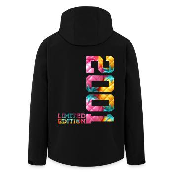 25E ÉDITION LIMITÉE ANNIVERSAIRE 2001 - Veste softshell homme en polyester recyclé Stanley/Stella - noir - Dos - AI Model Male 185 light (185cm)