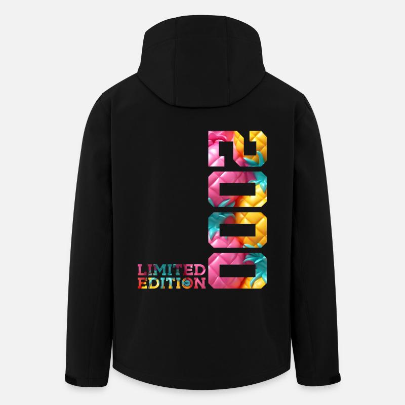 26E ÉDITION LIMITÉE ANNIVERSAIRE 2000 - Veste softshell homme en polyester recyclé Stanley/Stella - noir