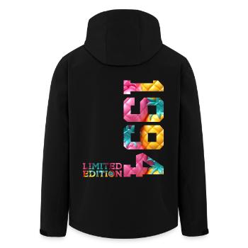 32ND BIRTHDAY LIMITED EDITION 1994 - Men’s Recycled Softshell Jacket by Stanley/Stella - black - Back - AI Model Male 185 light (185cm)