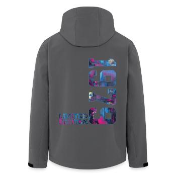 47TH BIRTHDAY 47 YEARS LIMITED EDITION 1979 - Men’s Recycled Softshell Jacket by Stanley/Stella - black - Back - AI Model Male 185 light (185cm)