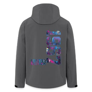 59TH BIRTHDAY 59 YEARS LIMITED EDITION 1967 - Men’s Recycled Softshell Jacket by Stanley/Stella - black - Back - AI Model Male 185 light (185cm)