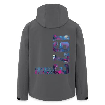 53RD BIRTHDAY 53 YEARS LIMITED EDITION 1973 - Men’s Recycled Softshell Jacket by Stanley/Stella - black - Back - AI Model Male 185 light (185cm)