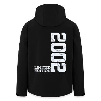 24TH BIRTHDAY LIMITED EDITION 2002 - Men’s Recycled Softshell Jacket by Stanley/Stella - black - Back - AI Model Male 185 light (185cm)