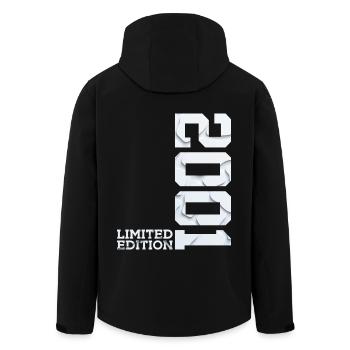 25E ÉDITION LIMITÉE ANNIVERSAIRE 2001 - Veste softshell homme en polyester recyclé Stanley/Stella - noir - Dos - AI Model Male 185 light (185cm)
