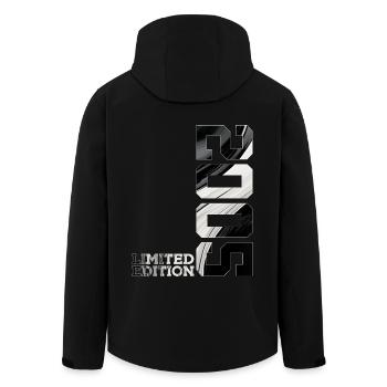 ÉDITION LIMITÉE 21E ANNIVERSAIRE 2005 - Veste softshell homme en polyester recyclé Stanley/Stella - noir - Dos - AI Model Male 185 light (185cm)