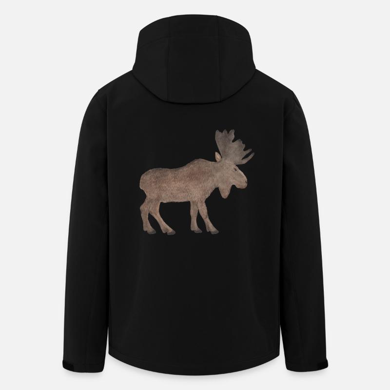 L’orignal - Veste softshell homme en polyester recyclé Stanley/Stella - noir