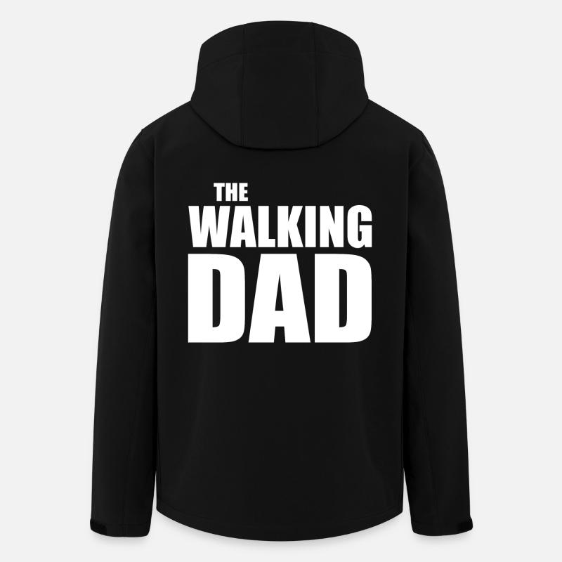 The walking dad - Men’s Recycled Softshell Jacket by Stanley/Stella - black