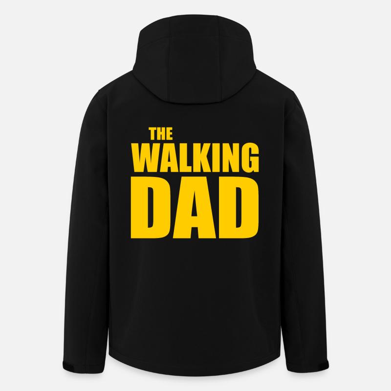 The walking dad - Recycelte Männer Softshell-Jacke von Stanley/Stella - Schwarz