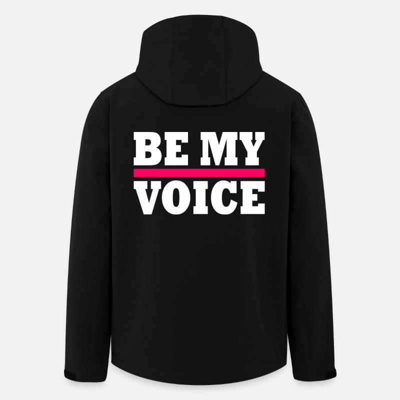 Be my voice iran - Men’s Recycled Softshell Jacket by Stanley/Stella - black