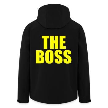 The boss - Veste softshell homme en polyester recyclé Stanley/Stella - noir - Dos - AI Model Male 185 light (185cm)