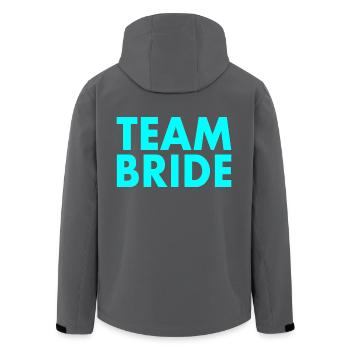 Team bride - Veste softshell homme en polyester recyclé Stanley/Stella - noir - Dos - AI Model Male 185 light (185cm)
