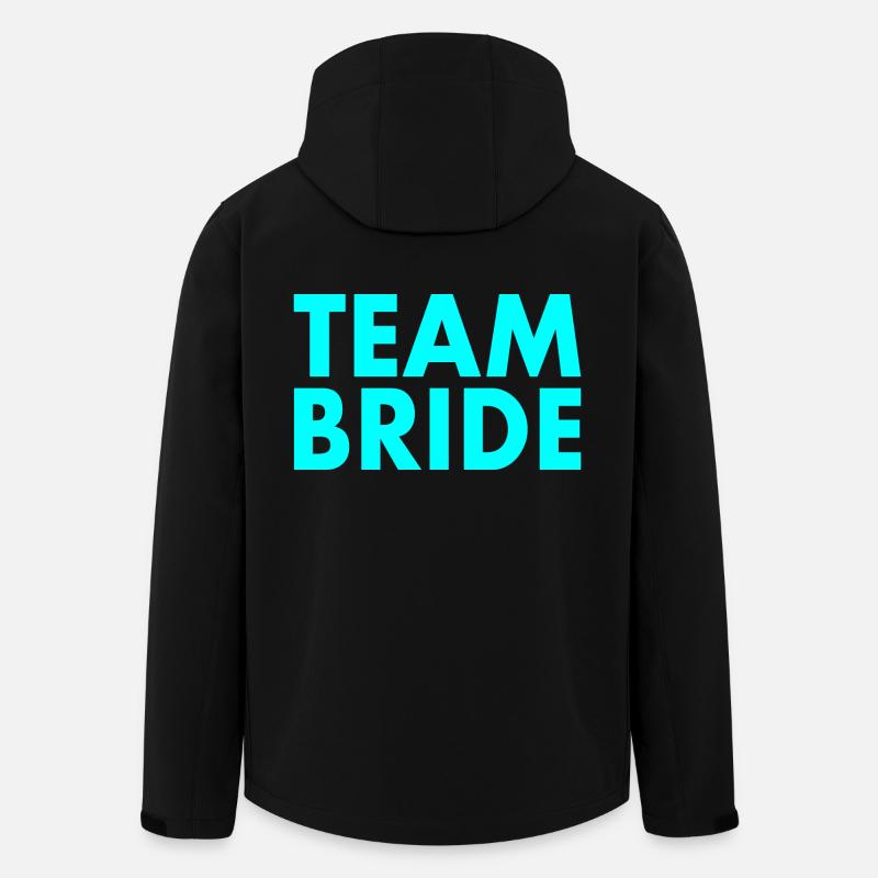 Team bride - Veste softshell homme en polyester recyclé Stanley/Stella - noir