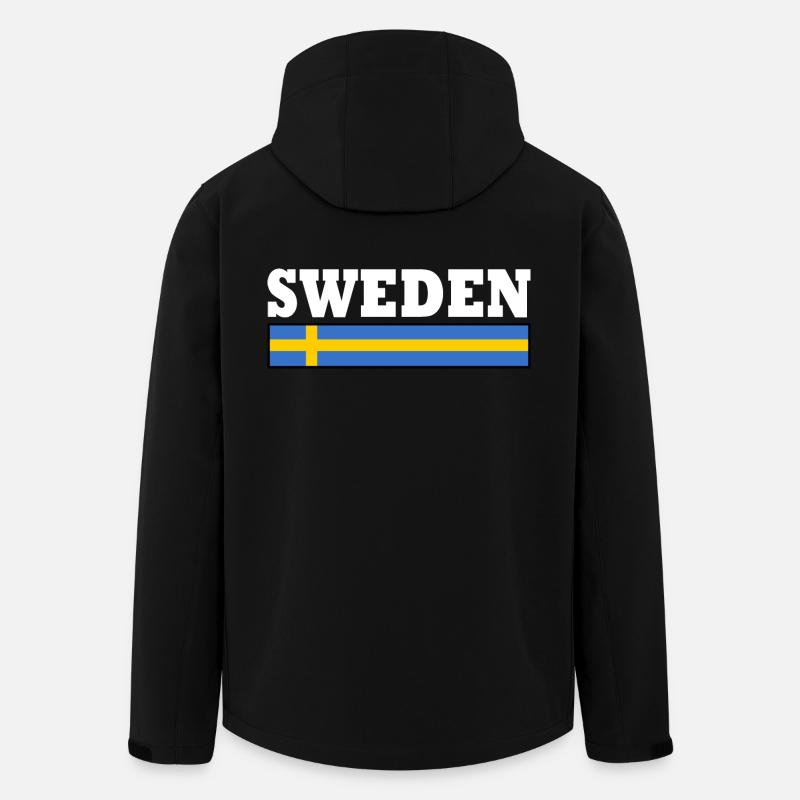 Schweden - Veste softshell homme en polyester recyclé Stanley/Stella - noir