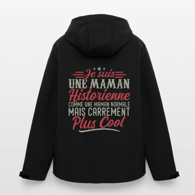Ich bin eine Historikerin, eine Mutter, ausgesprochen cool Recycelte Männer Softshell-Jacke von Stanley/Stella