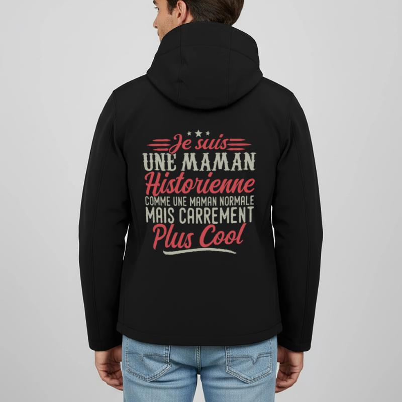 Ich bin eine Historikerin, eine Mutter, ausgesprochen cool Recycelte Männer Softshell-Jacke von Stanley/Stella
