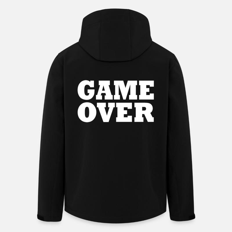Game over - Men’s Recycled Softshell Jacket by Stanley/Stella - black