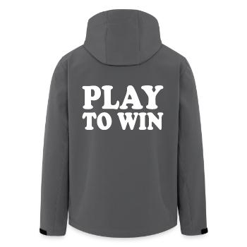 Play to win - Veste softshell homme en polyester recyclé Stanley/Stella - noir - Dos - AI Model Male 185 light (185cm)