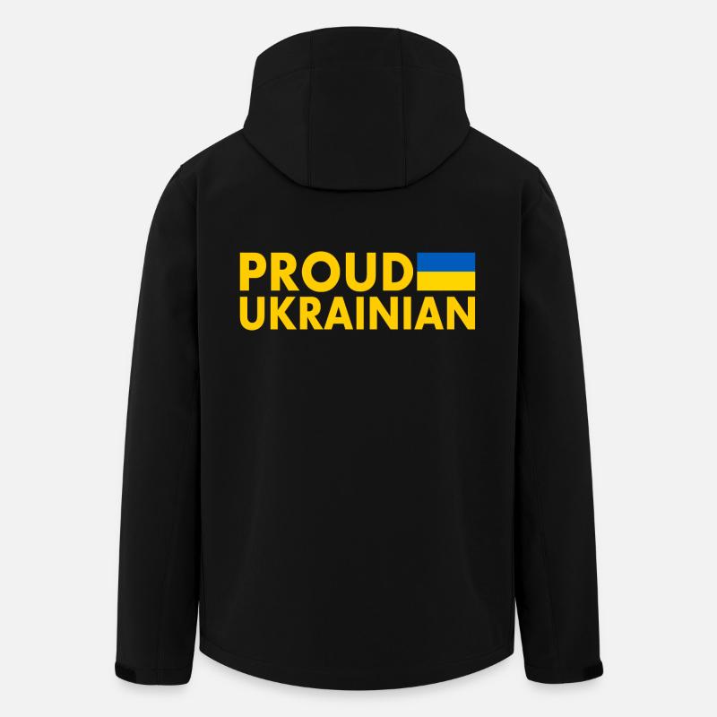 Proud ukrainian - Recycelte Männer Softshell-Jacke von Stanley/Stella - Schwarz