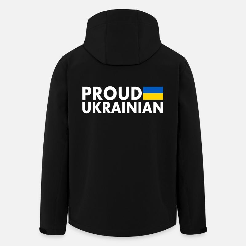 Proud ukrainian - Men’s Recycled Softshell Jacket by Stanley/Stella - black