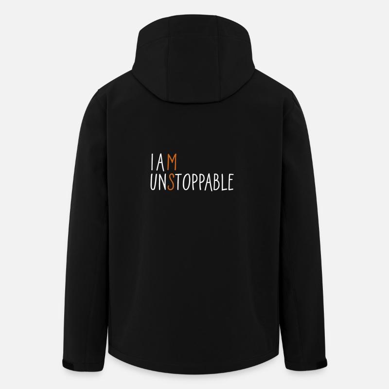I am unstoppable - Recycelte Männer Softshell-Jacke von Stanley/Stella - Schwarz