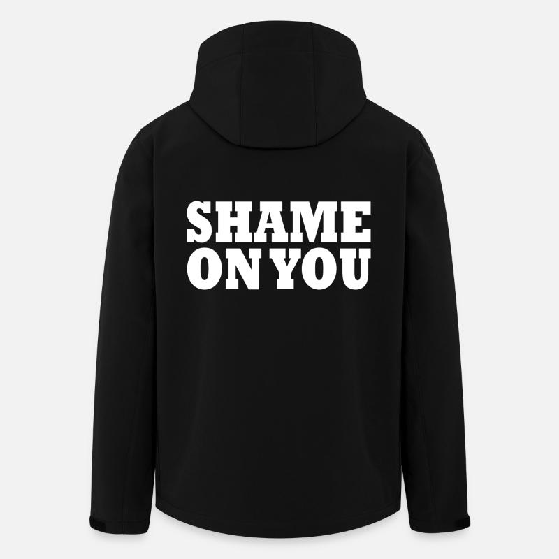 Shame on you - Veste softshell homme en polyester recyclé Stanley/Stella - noir