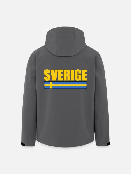 sverige - Men’s Recycled Softshell Jacket by Stanley/Stella - black