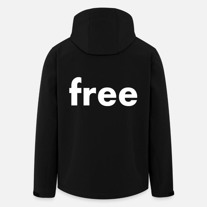 Free - Recycelte Männer Softshell-Jacke von Stanley/Stella - Schwarz