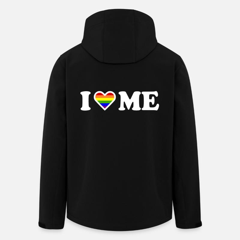 I love me - Men’s Recycled Softshell Jacket by Stanley/Stella - black