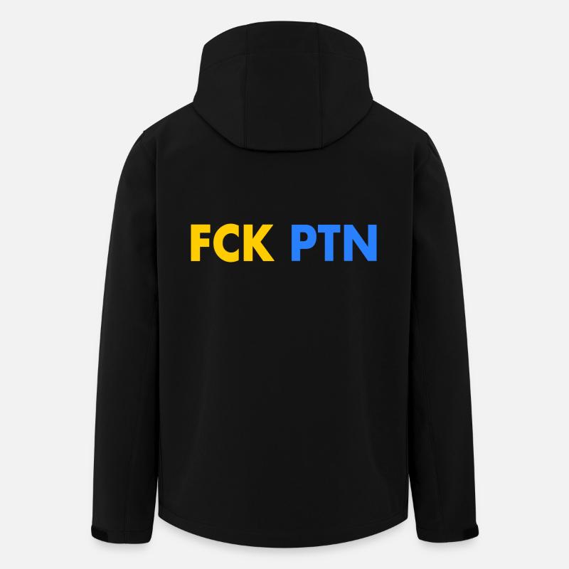 Fck ptn - Recycelte Männer Softshell-Jacke von Stanley/Stella - Schwarz