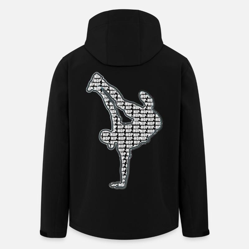 Breakdance - Recycelte Männer Softshell-Jacke von Stanley/Stella - Schwarz
