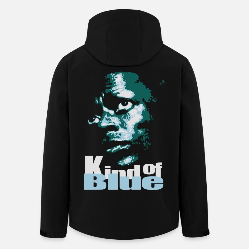 Blue jazz flex - Veste softshell homme en polyester recyclé Stanley/Stella - noir