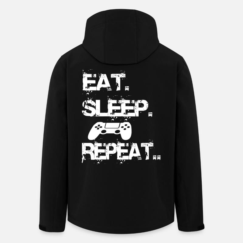 Gamer - Men’s Recycled Softshell Jacket by Stanley/Stella - black