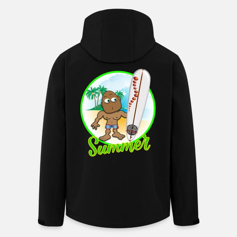 Sommer 2023 - Recycelte Männer Softshell-Jacke von Stanley/Stella - Schwarz