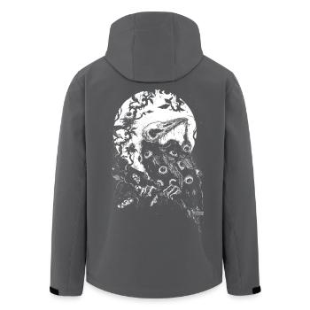 Yeux de la Nuit - Veste softshell homme en polyester recyclé Stanley/Stella - noir - Dos - AI Model Male 185 light (185cm)