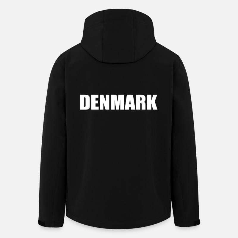 Dänemark - Recycelte Männer Softshell-Jacke von Stanley/Stella - Schwarz