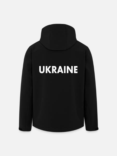 Ukraine - Men’s Recycled Softshell Jacket by Stanley/Stella - black