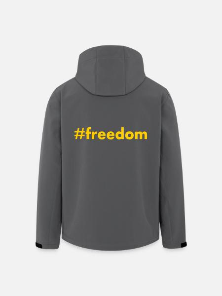 FREEDOM - Men’s Recycled Softshell Jacket by Stanley/Stella - black