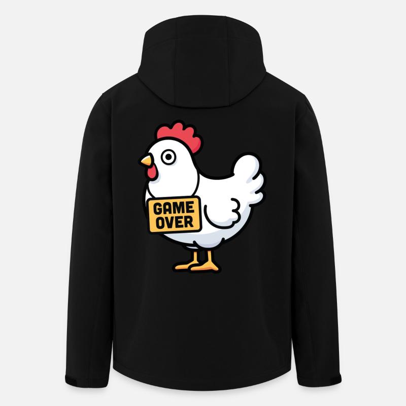 Hühnchen-Spiel vorbei - Recycelte Männer Softshell-Jacke von Stanley/Stella - Schwarz