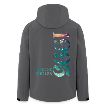1995 Edition Limitée 1995 Vintage Anniversaire - Veste softshell homme en polyester recyclé Stanley/Stella - noir - Dos - AI Model Male 185 light (185cm)