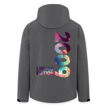 2009 Edition Limitée 2009 Vintage Anniversaire - Veste softshell homme en polyester recyclé Stanley/Stella - noir - Dos - AI Model Male 185 light (185cm)