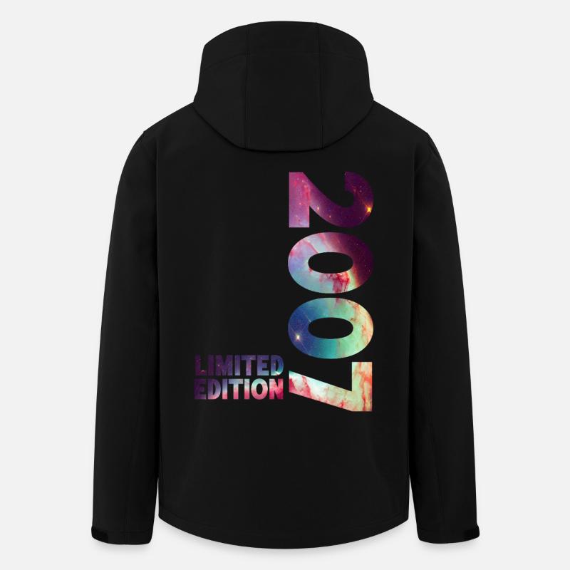 2007 Edition Limitée 2007 Vintage Anniversaire - Veste softshell homme en polyester recyclé Stanley/Stella - noir