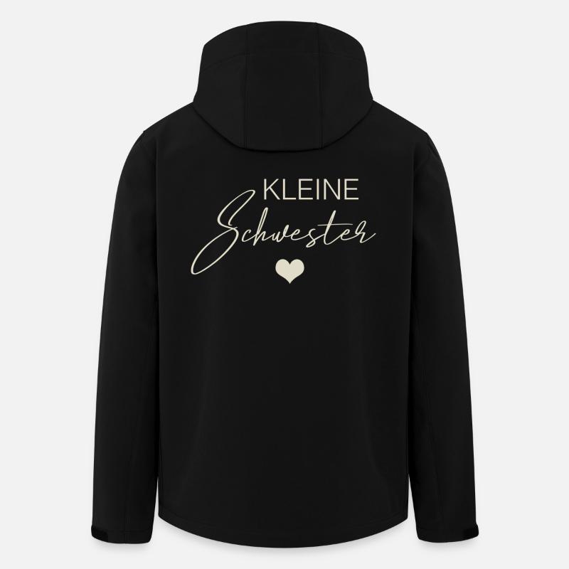 Kleine Schwester - Recycelte Männer Softshell-Jacke von Stanley/Stella - Schwarz