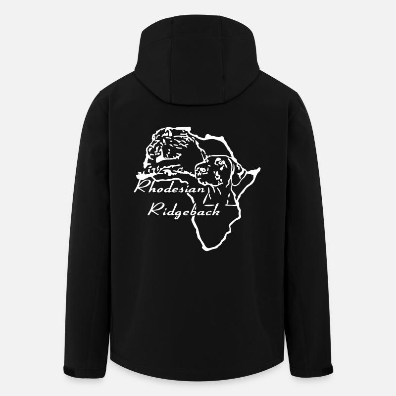 Rhodesian Ridgeback - Men’s Recycled Softshell Jacket by Stanley/Stella - black