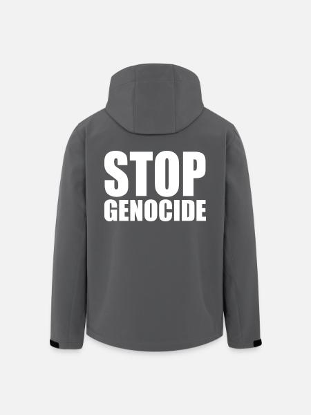 Stop genocide - Men’s Recycled Softshell Jacket by Stanley/Stella - black