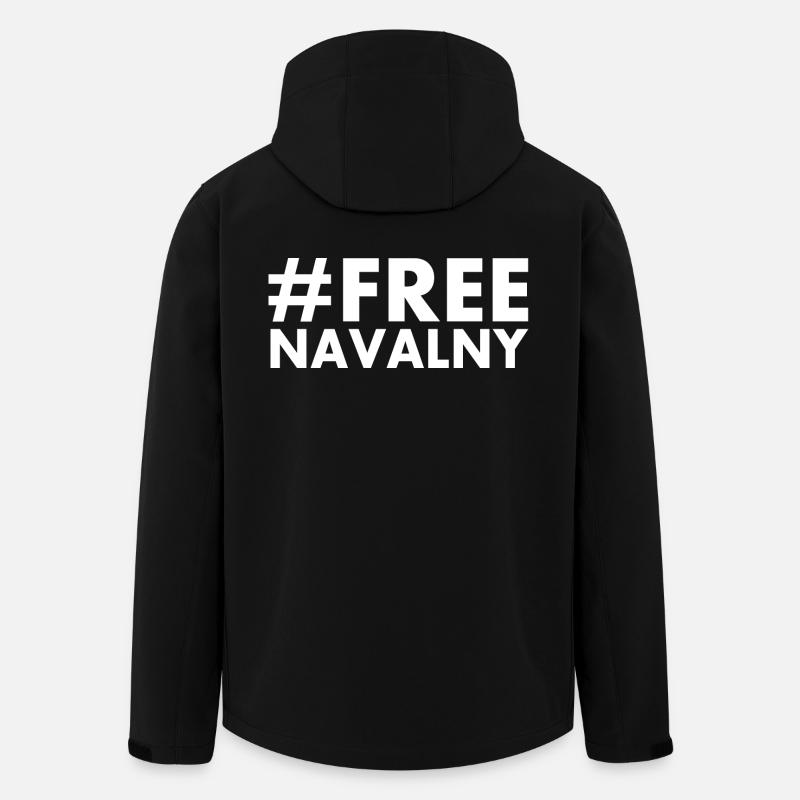 Free navalny - Veste softshell homme en polyester recyclé Stanley/Stella - noir