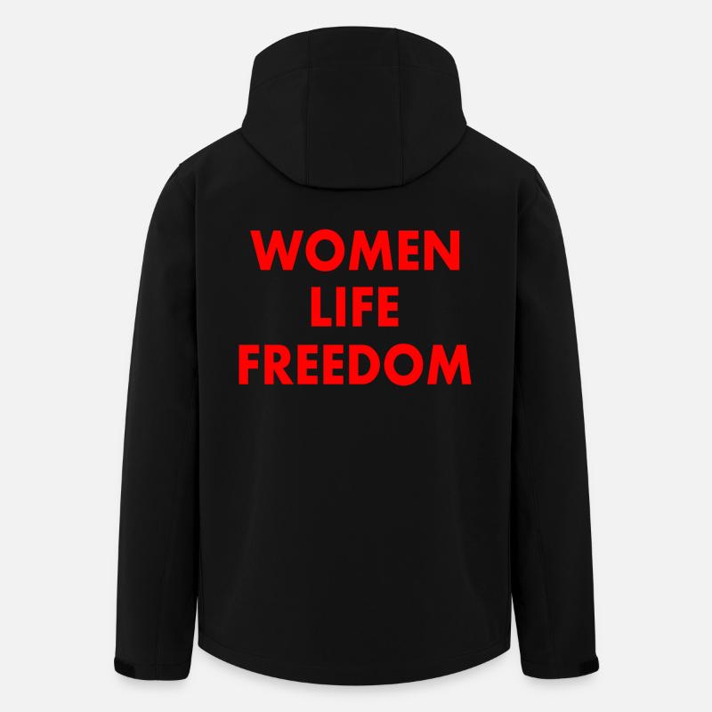 Women life freedom - Recycelte Männer Softshell-Jacke von Stanley/Stella - Schwarz