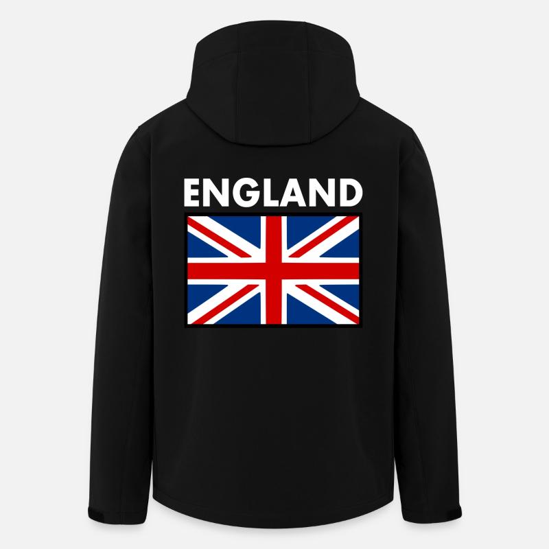England - Recycelte Männer Softshell-Jacke von Stanley/Stella - Schwarz